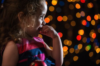 Holidays, presents, christmas, childhood and people concept - sm