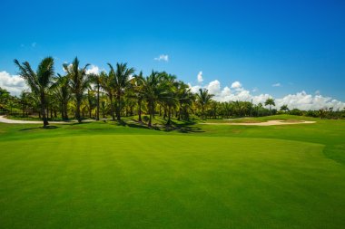 Kırsalda golf sahası