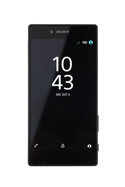Varna, Bulgarije - 25 November 2015: mobiele telefoonmodel Sony Xperi — Stockfoto