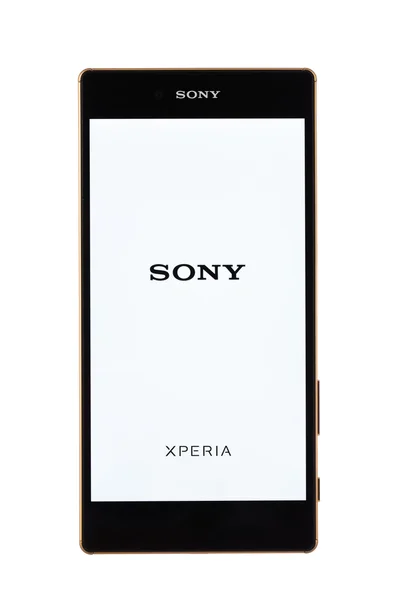 Varna, Bulgarien - 25 November 2015: mobiltelefon modell Sony Xperi — Stockfoto