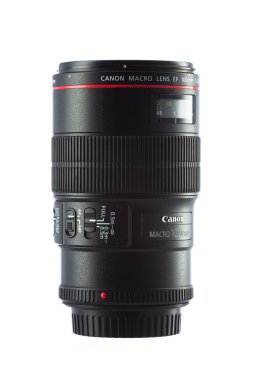 Varna, Bulgaristan - 03 Aralık 2015 - Canon Ef 100mm f / 2.8 l Macr