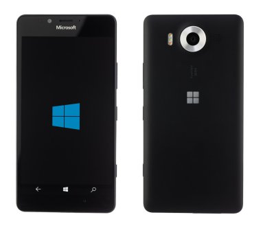 Varna, Bulgaristan - 10 Aralık 2015: cep telefonu modeli Microsoft 