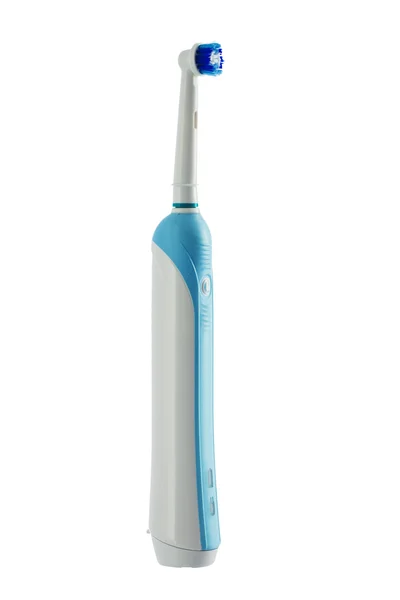 Brosse à dents électrique isolée sur fond blanc — Photo