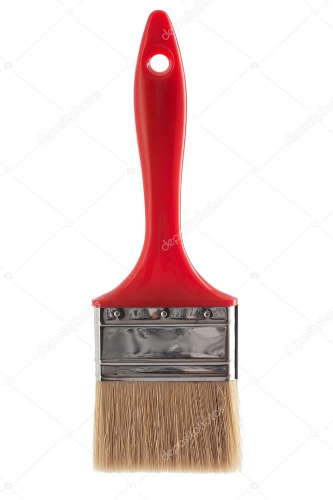 Paint brush isolated on white background