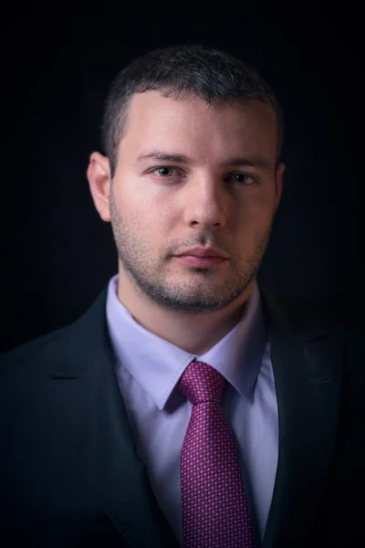 Closeup shot of business man on a suit — Stock Photo, Image