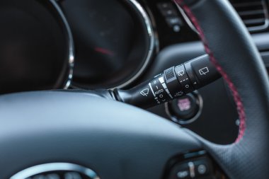 Araba iç tasarım, modern gösterge paneli