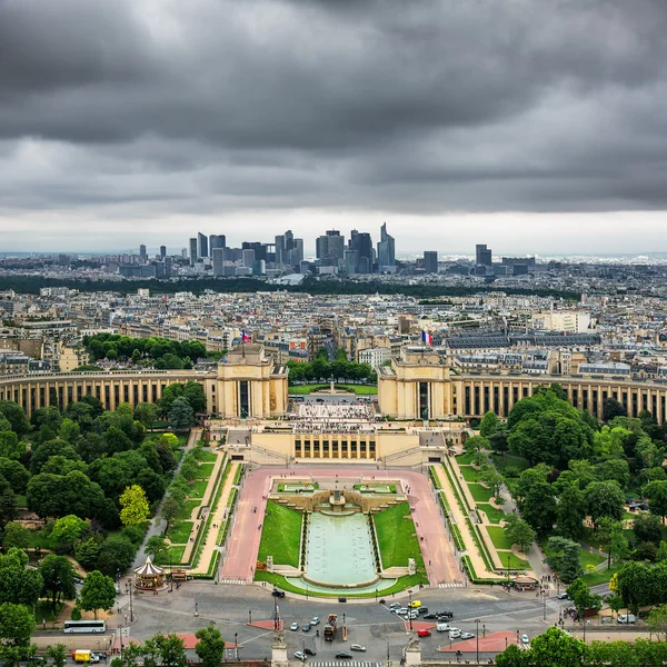 Eyfel Kulesi Paris, Fransa'da görünümünden — Stok fotoğraf