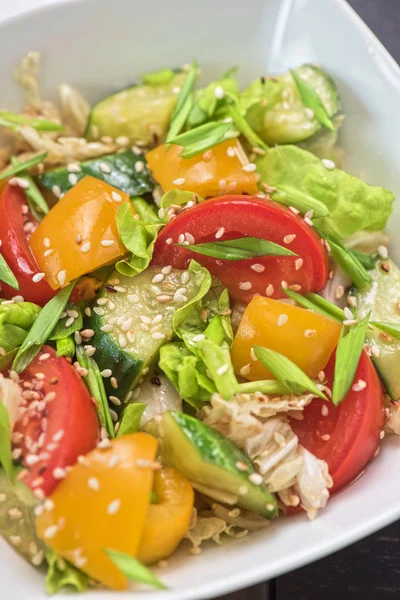 Bulgarian vegetable salad — Stock Photo, Image