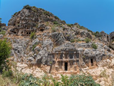 Antik Likya Myra kaya mezarı