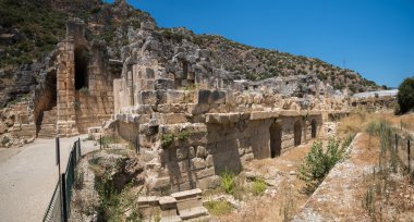 Antik Likya Myra kaya mezarı