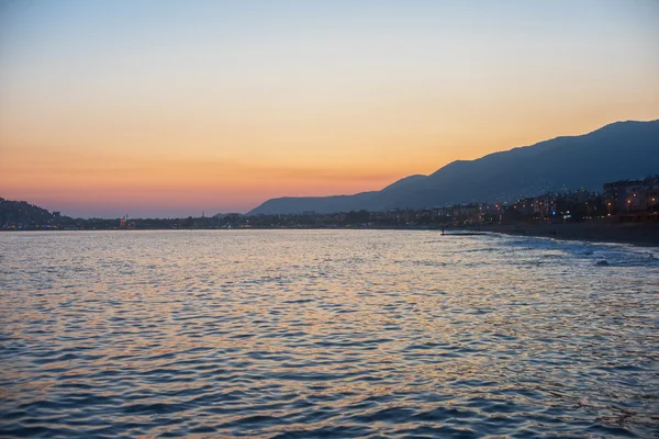 Alanya dans la soirée — Photo