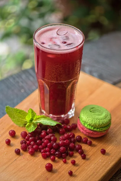 Bebida de frutas con arándanos —  Fotos de Stock