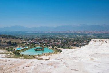 Panoramik manzaralı Pammukale