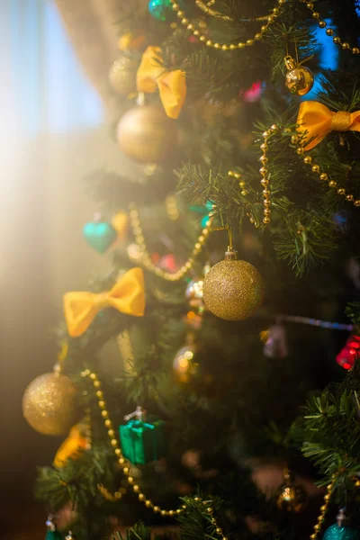 Primo piano dell'albero di Natale — Foto Stock