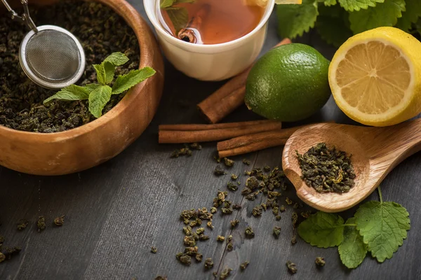 Berries tea composition — Stock Photo, Image