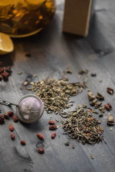 Ягоди чай склад — стокове фото