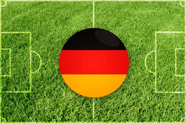 Alemania símbolo de fútbol — Foto de Stock