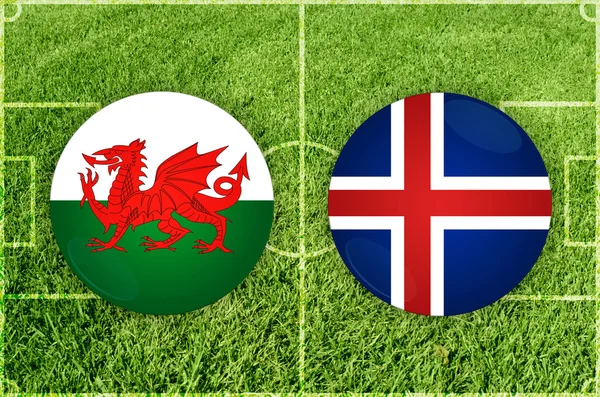 Wales vs Island — Stock Photo, Image