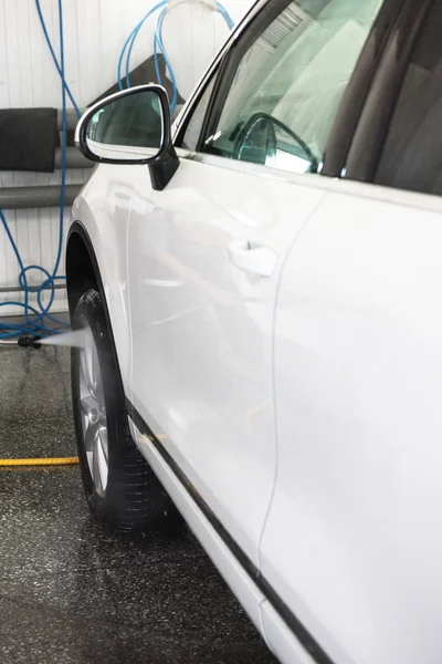 Washing car closeup — Stock Photo, Image