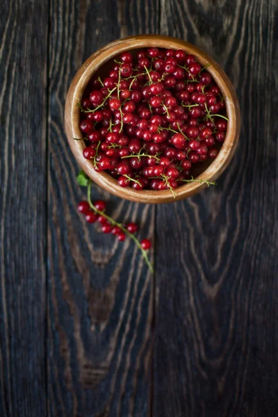 Grosellas rojas frescas — Foto de Stock