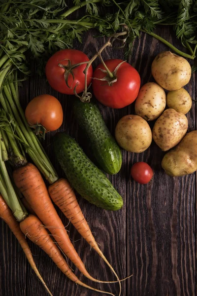 Świeżo uprawiane warzywa surowe — Zdjęcie stockowe