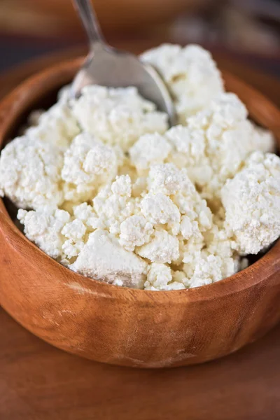 Curd in a bowl — Stock Photo, Image