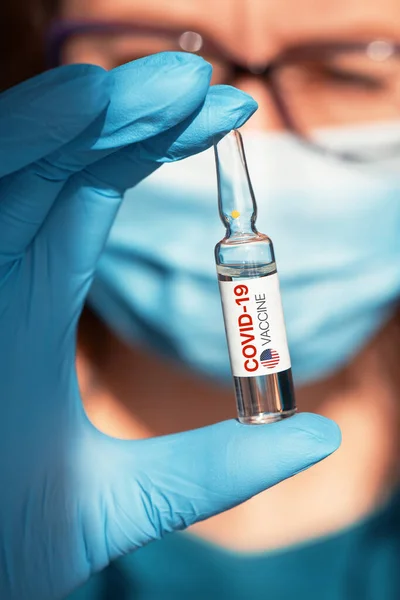 Coronavirus USA-developed vaccine — Stock Photo, Image