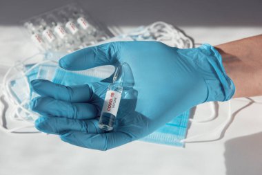 Coronavirus aşısı konsepti