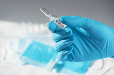 Coronavirus aşısı konsepti