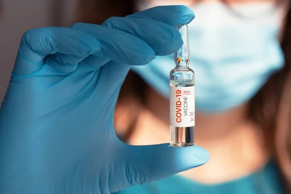 Nytt covid-19 vaccin med 90 procents effektivitet — Stockfoto