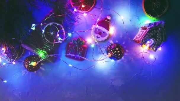 Christmas holiday background — Stock Video