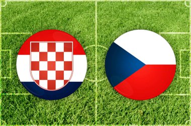 Hırvatistan Çek Cumhuriyeti futbol maçına karşı