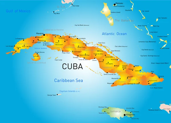 Kuba kraju — Wektor stockowy