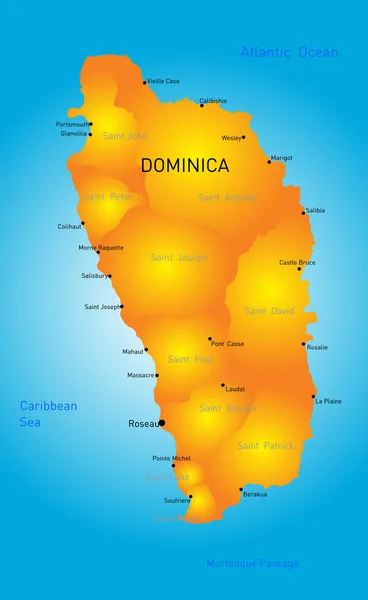 Dominica — Archivo Imágenes Vectoriales