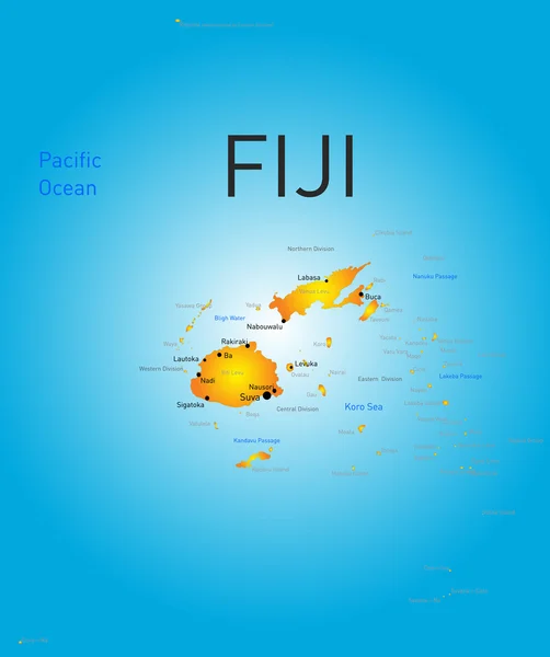 Fiji country — Stock Vector