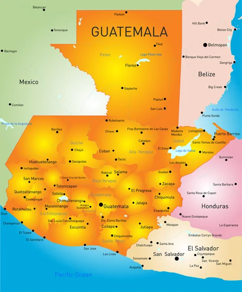 Guatemala — Stock vektor