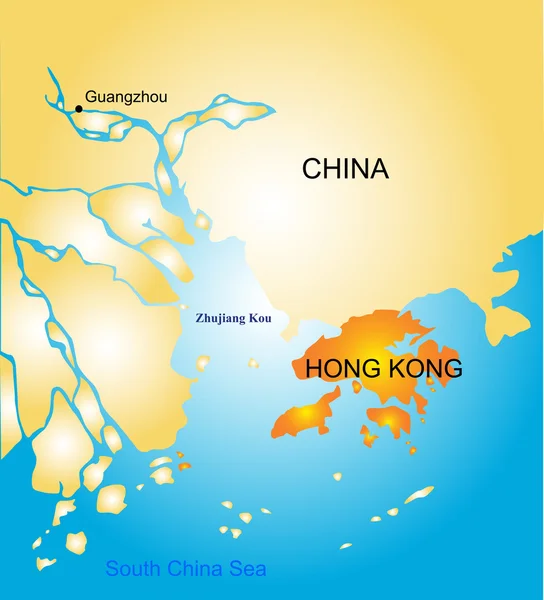 Hong Kong - Stok Vektor