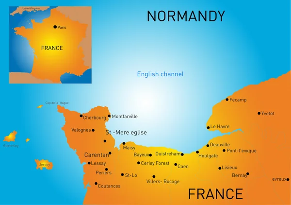 Normandie — Image vectorielle