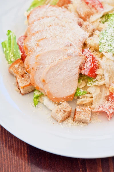 Chicken ceasar salad — Stock Photo, Image