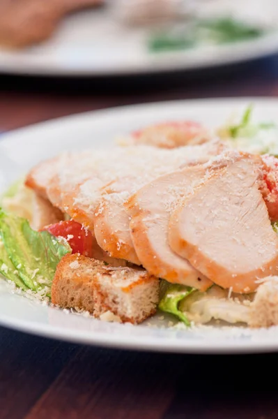 Chicken ceasar salad — Stock Photo, Image