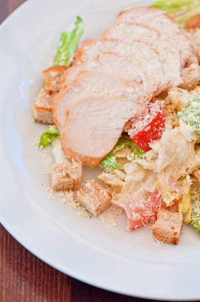 Chicken ceasar salad — Stock Photo, Image