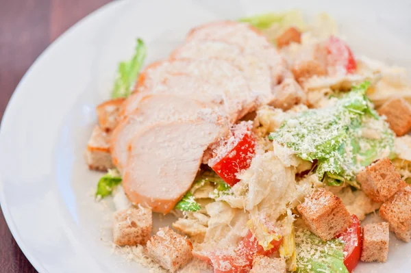 Chicken ceasar salad — Stock Photo, Image