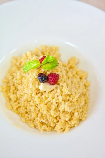 Millet porridge — Stock Photo, Image