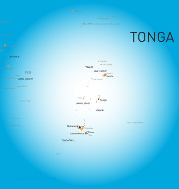 Tonga map clipart