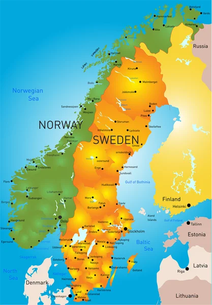 Σουηδία — Διανυσματικό Αρχείο