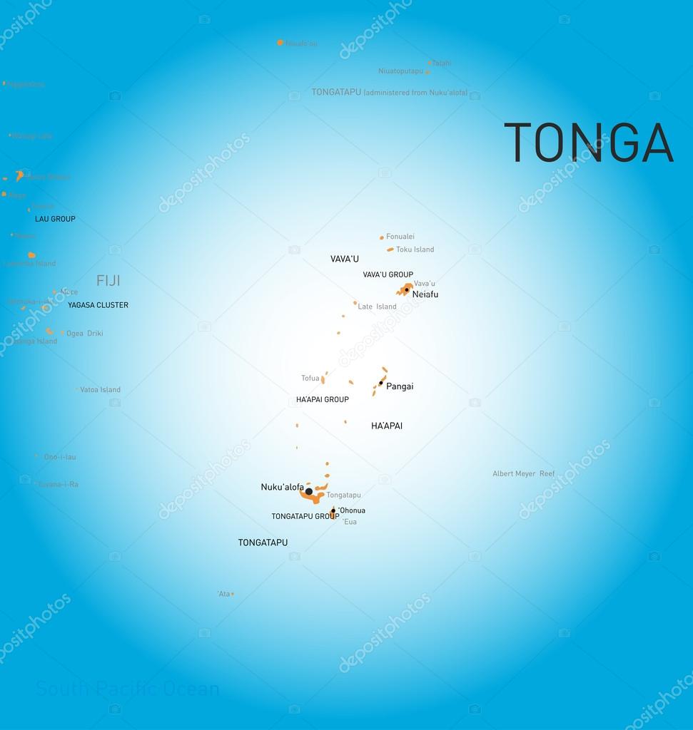 Tonga map