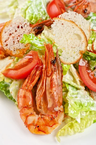 Salade de crevettes savoureuse — Photo