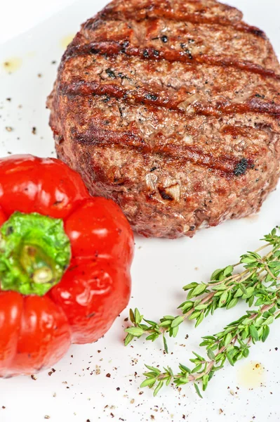 Hovězí steak — Stock fotografie