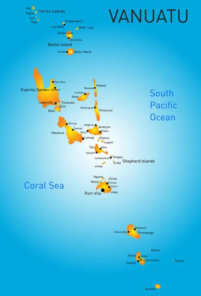 Vanuatu. — Archivo Imágenes Vectoriales