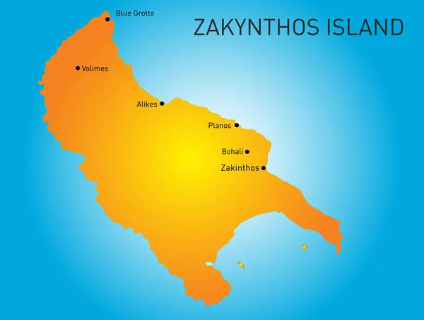 Zakynthos — Stockvektor